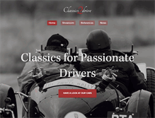 Tablet Screenshot of classics2drive.com